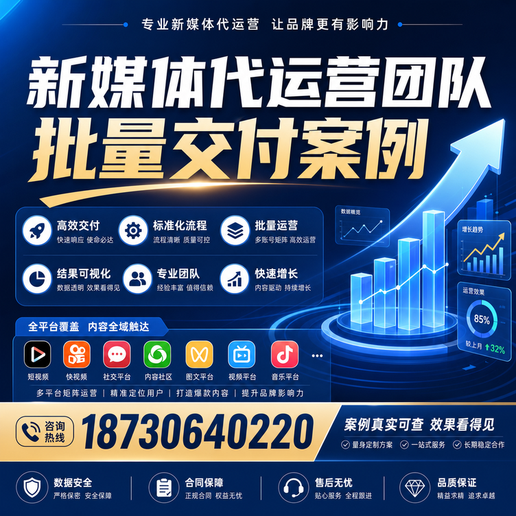 资阳代运营公司多客户账号批量高效交付案例